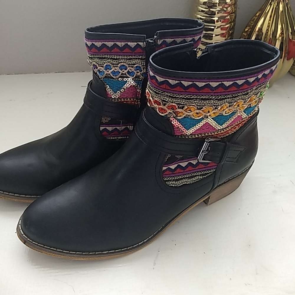 Black booties